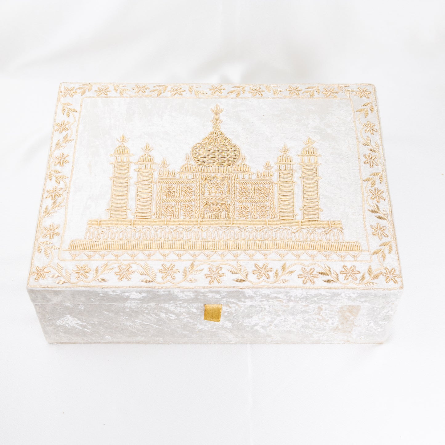 Taj Mahal Trousseau Box- White