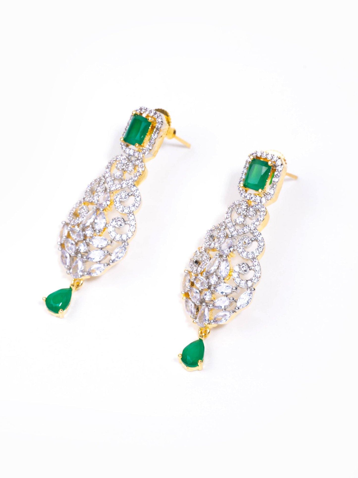 Diamondesque Zirc Choker Set - Noor Zaara