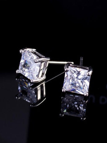 Cubic Zirconia Stud Earrings