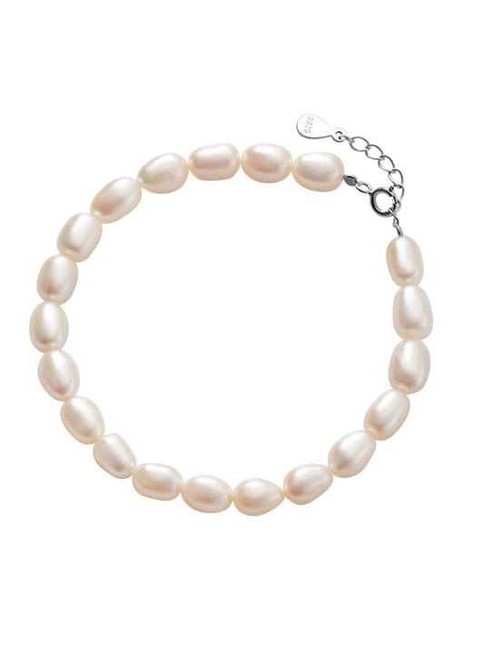 Freshwater Pearl Oval Bracelet