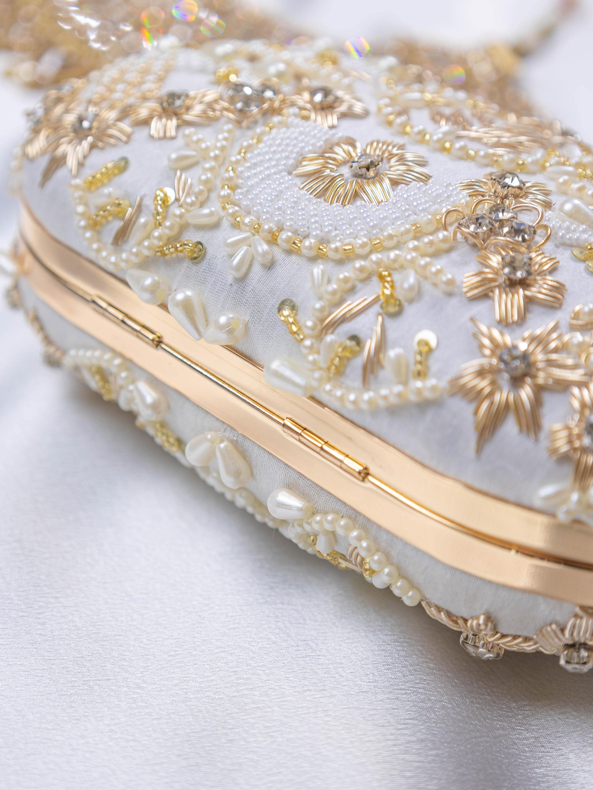 Yasna Golden Clutch - Noor Zaara