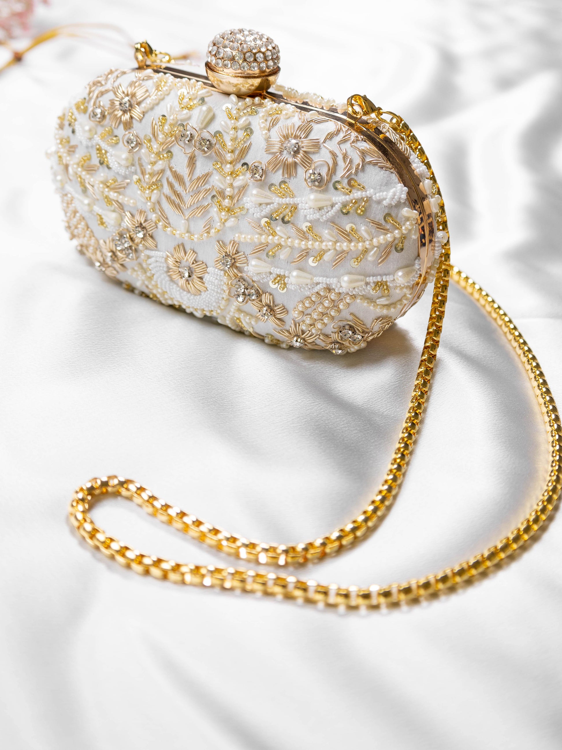 Yasna Golden Clutch - Noor Zaara