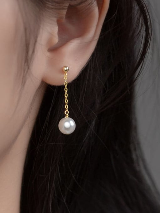 Pearl Tassel Earrings