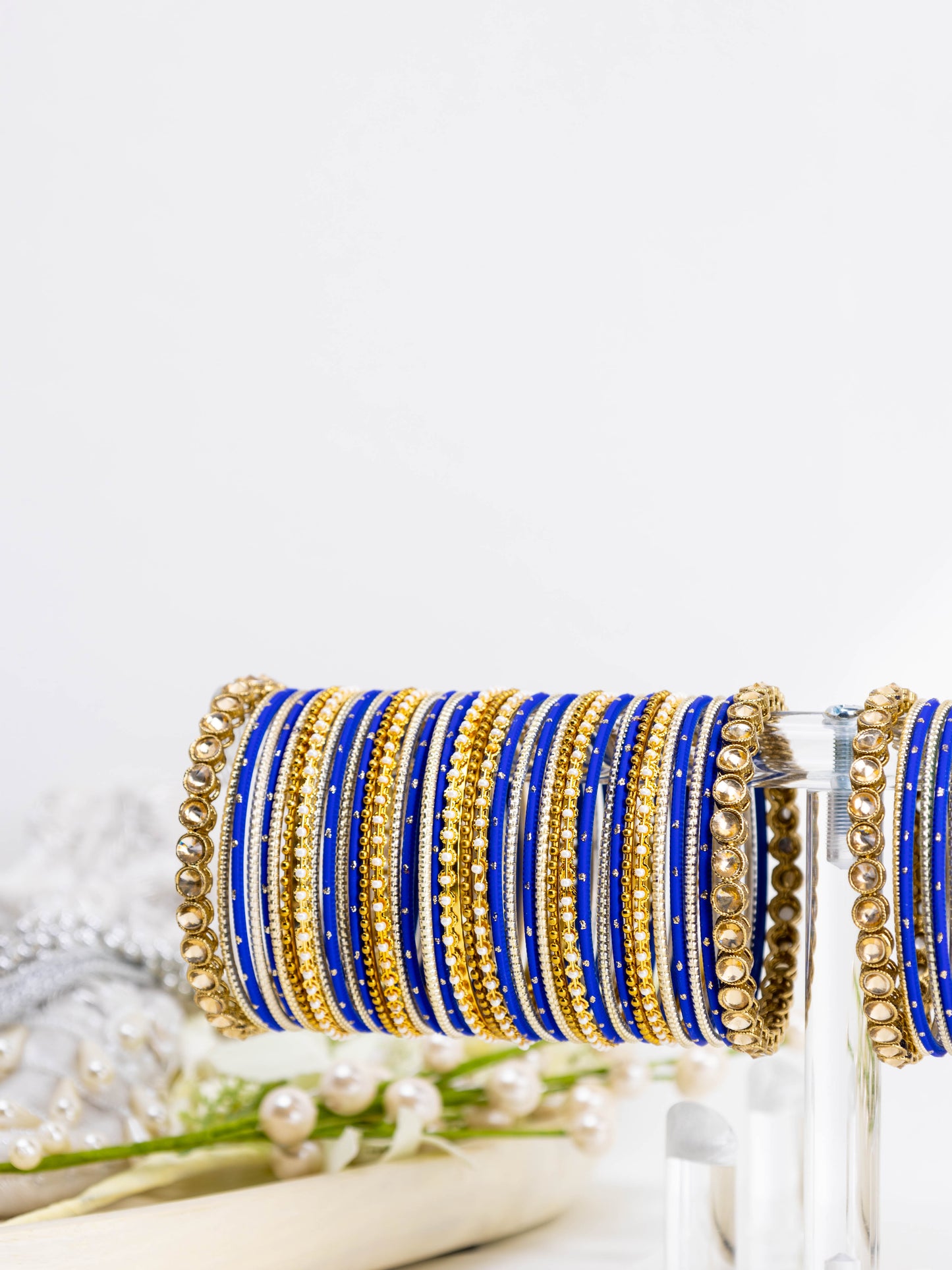 Aimée Blue Bangle Set