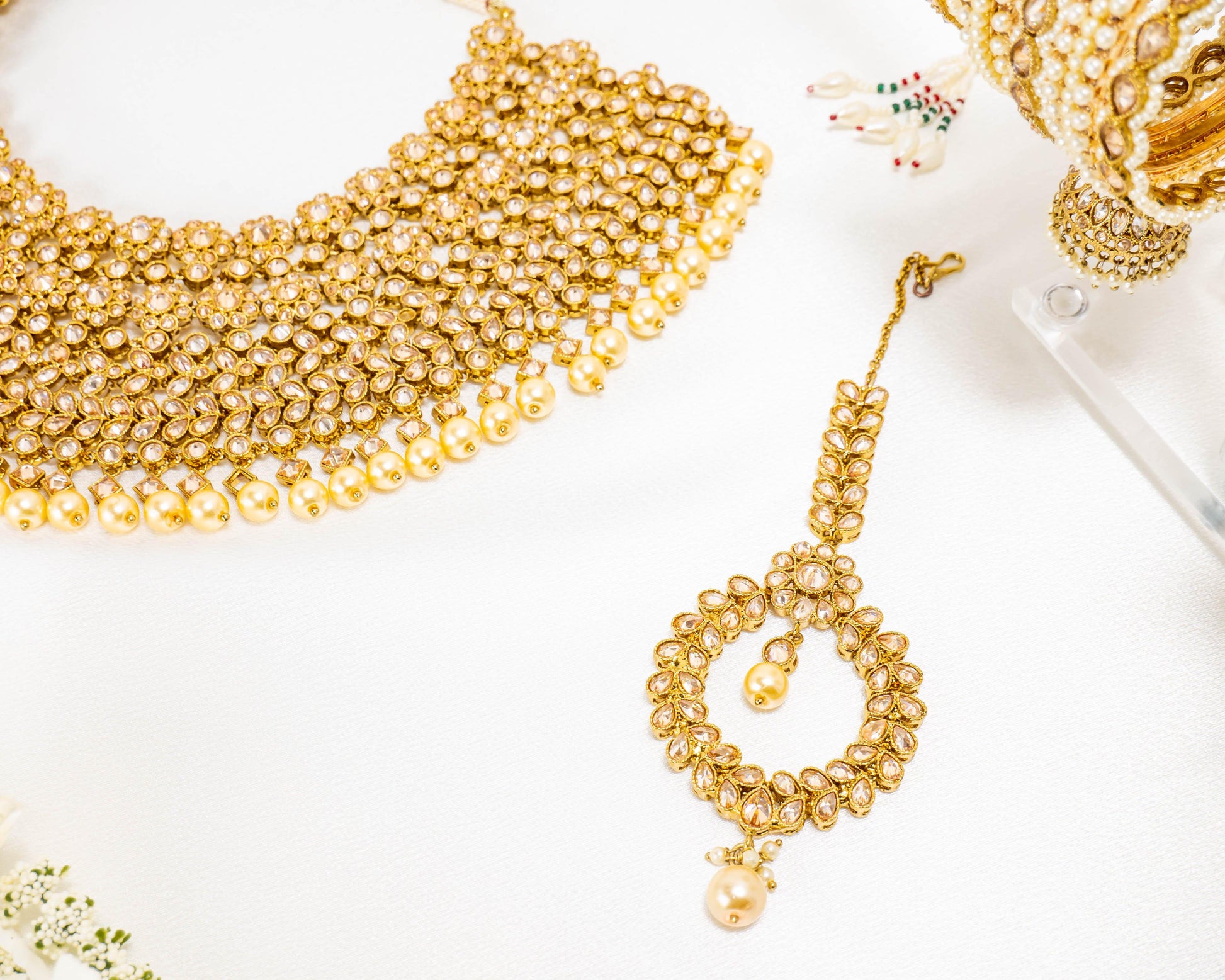 Sahara Golden Necklace Set - Noor Zaara