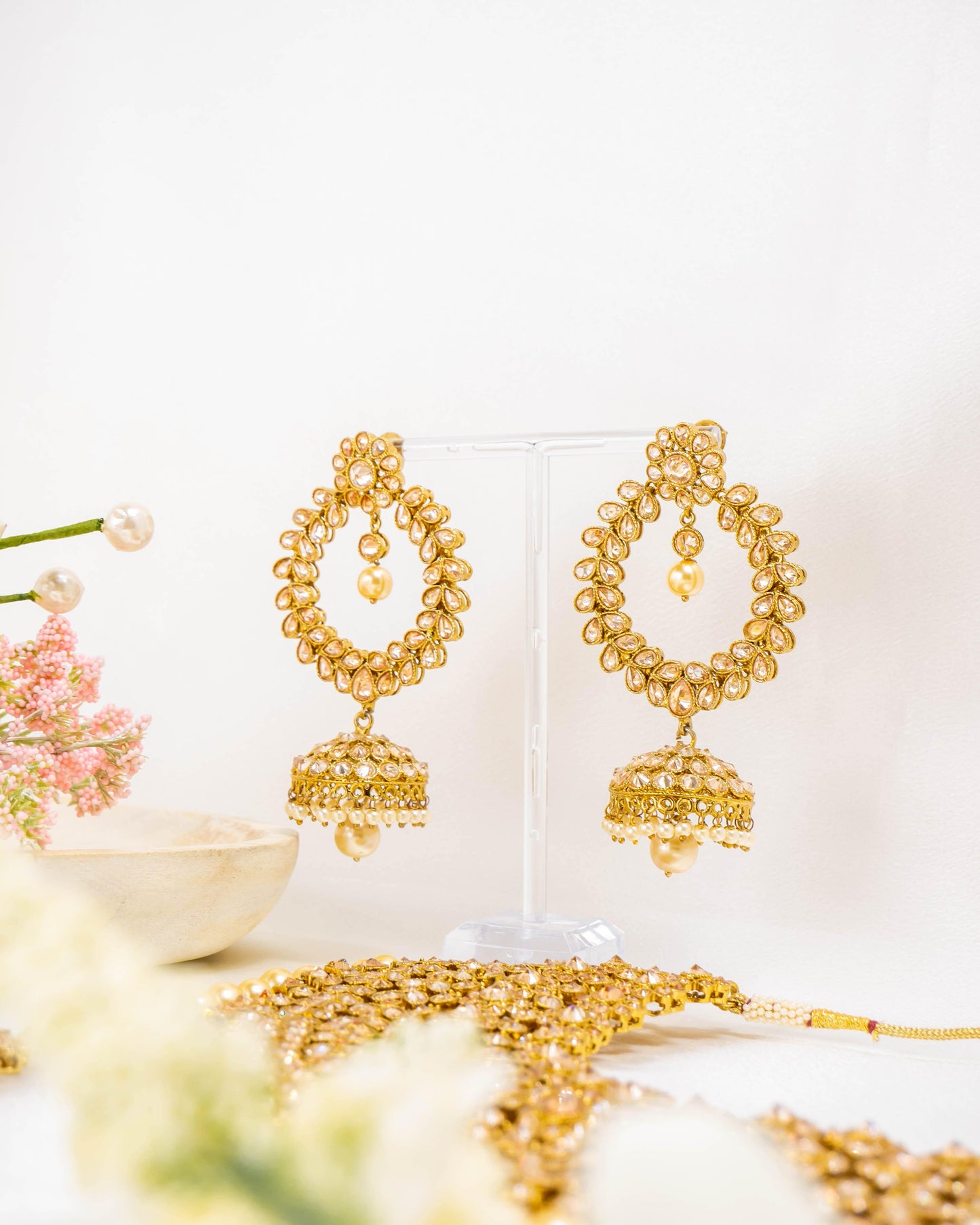 Sahara Golden Necklace Set - Noor Zaara