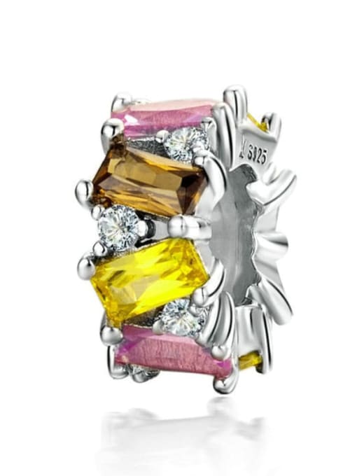 Multicolor Cubic Zirconia Charm