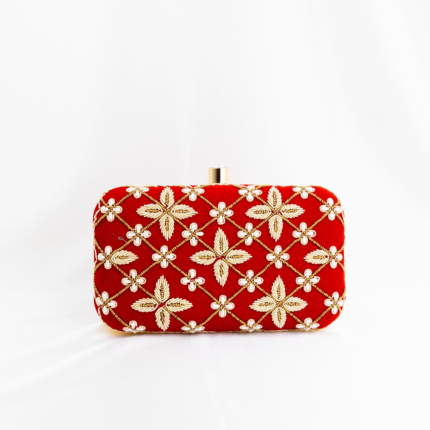 TriBeCa Clutch- Red