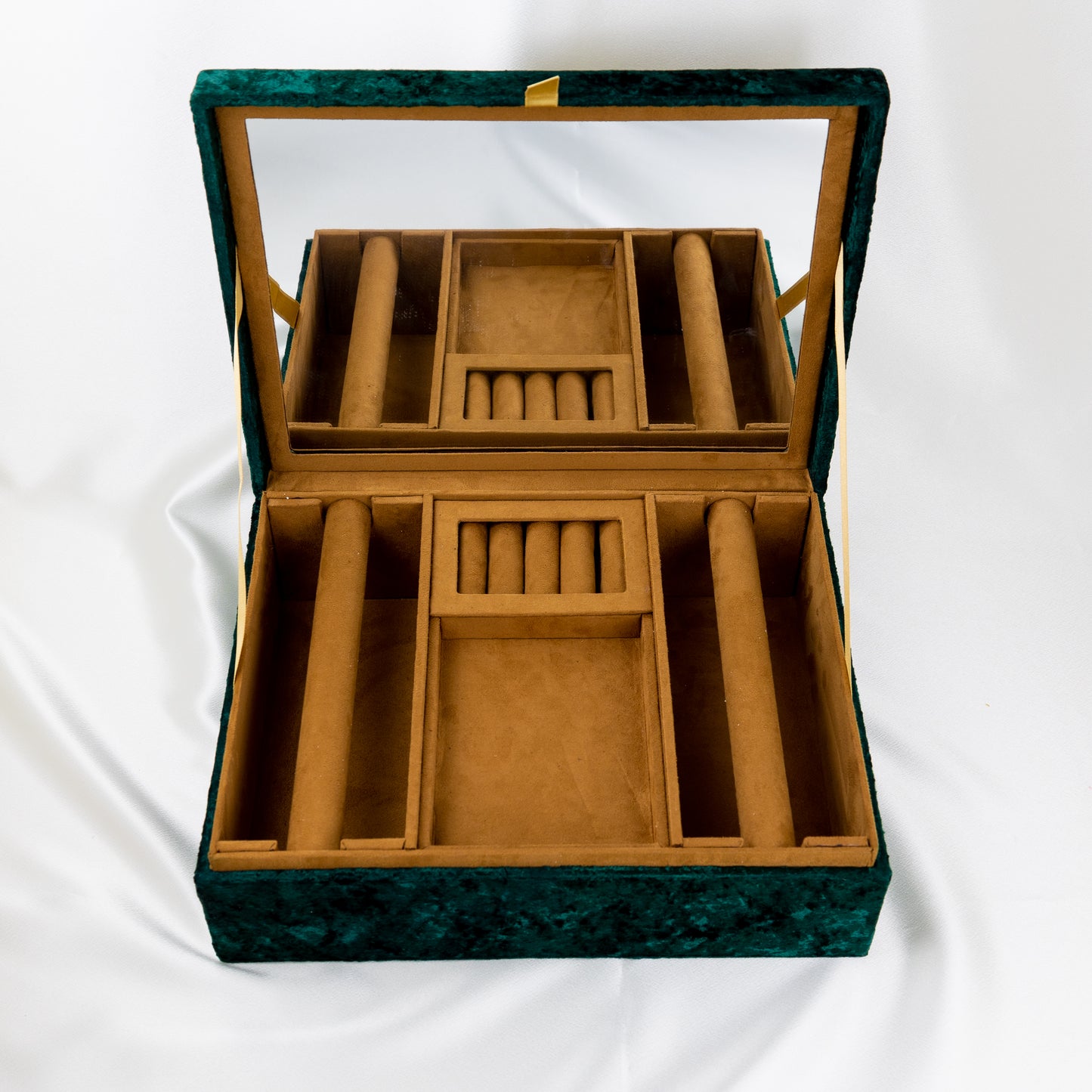 Regal Emerald Taj Mahal Jewelry Box