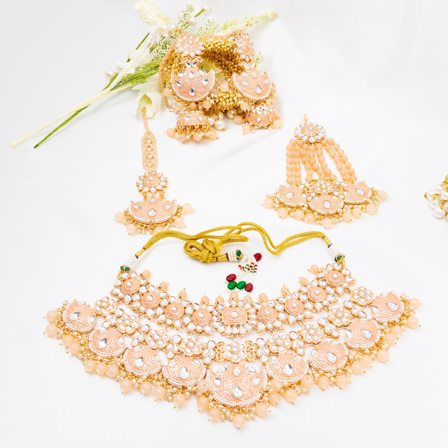 Myrah Meenakari Layered Bridal Set